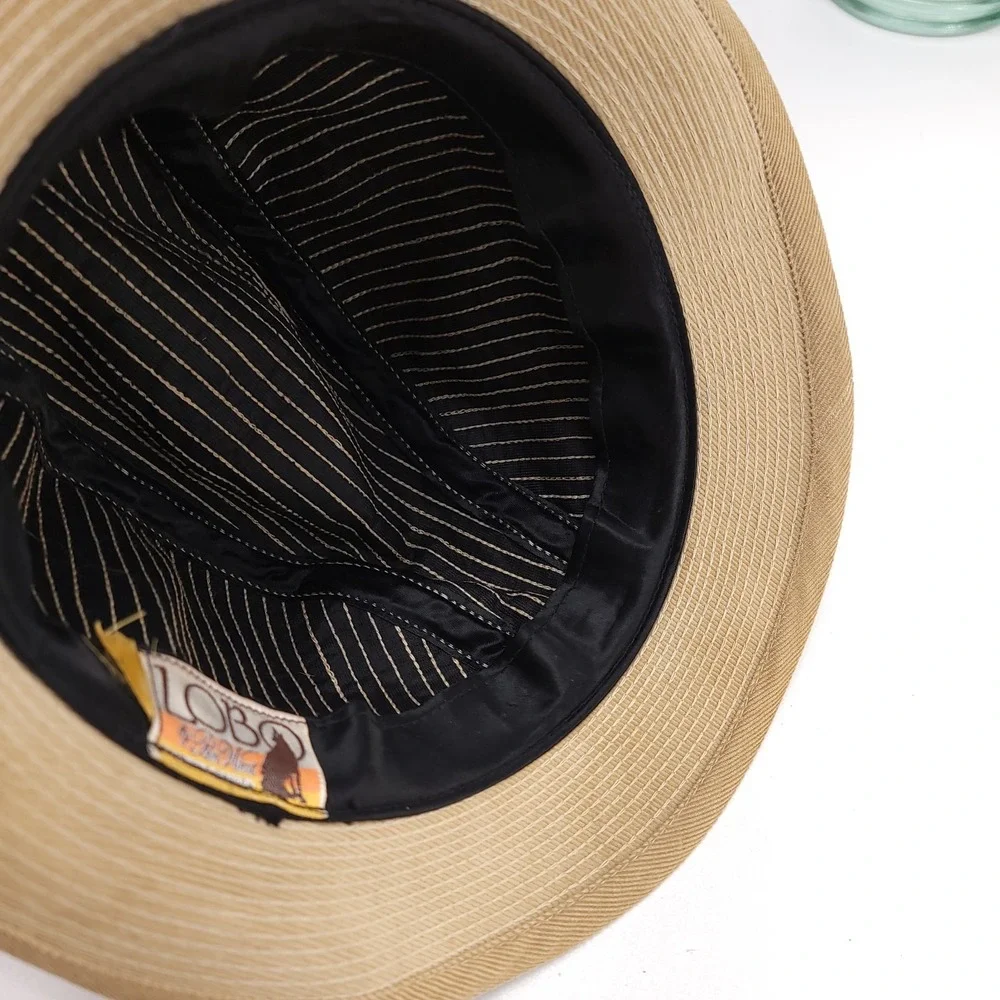 Vintage LOBO Pen West‎ by Pendleton Mens Fedora Hat Sz L USA Made Oregon
